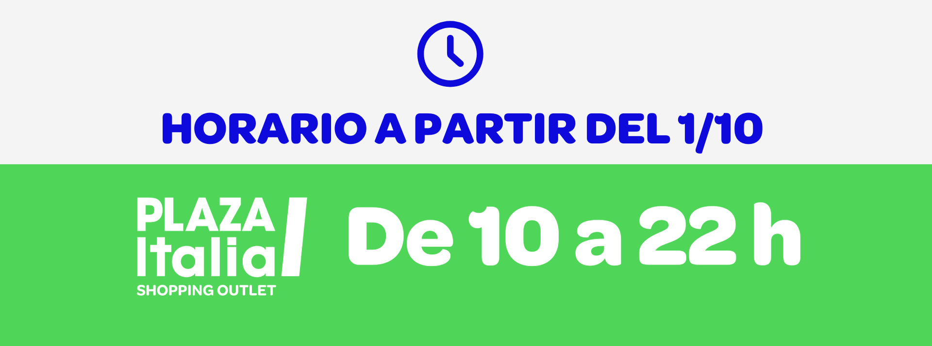 Nuevos horarios
